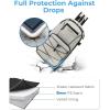 BAGSMART Small Camera Sling Bag, DSLR/SLR Camera Bag Fits 11″ Tablet, Camera Shoulder Bag for Photographers With Tripod Holder