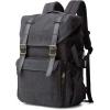 BAGSMART Camera Backpack, DSLR Camera Bag Backpacks for Photographers, Waterproof Anti-Theft Photography Backpack with 15 Inch Laptop Compartment & Tripod Holder, Ivory White(E-black[double Buckle])
