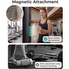 BAGSMART 40oz Magnetic Water Bottle Holder with Strap, Drink Carrier Bag Crossbody Gym Bag, Gym Accessories for Women/Men(French Blue)